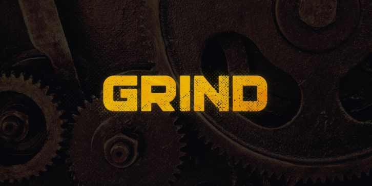 Grind font preview