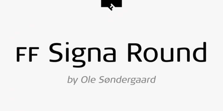 FF Signa Round font preview