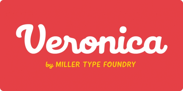 Veronica font preview