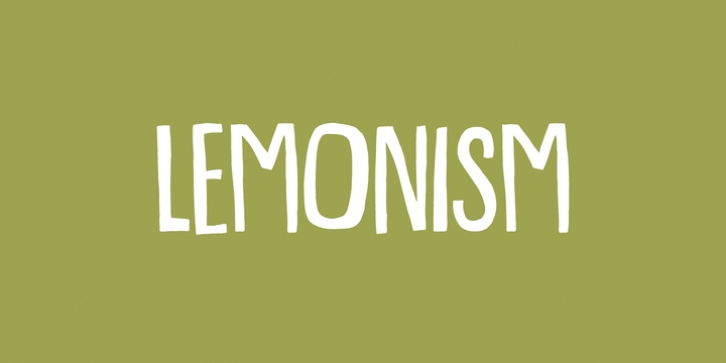 Lemonism font preview