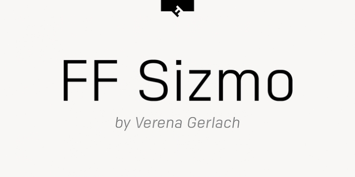 FF Sizmo font preview