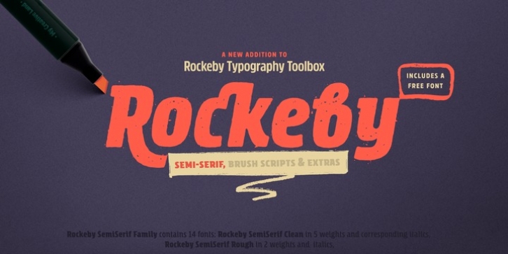 Rockeby SemiSerif font preview