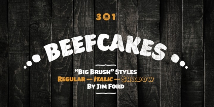 Beefcakes font preview