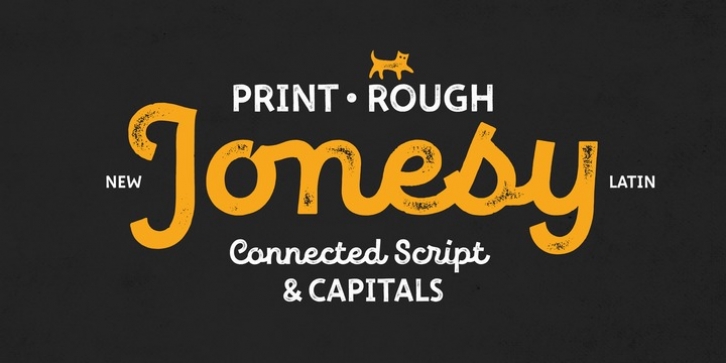 New Jonesy Latin font preview