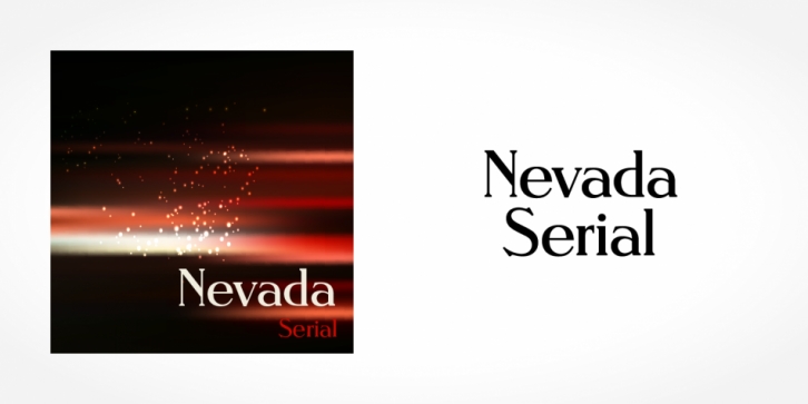 Nevada Serial font preview