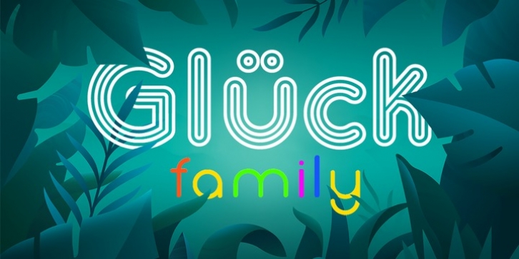 Gluck font preview
