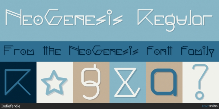 NeoGenesis font preview