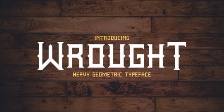 Wrought font preview
