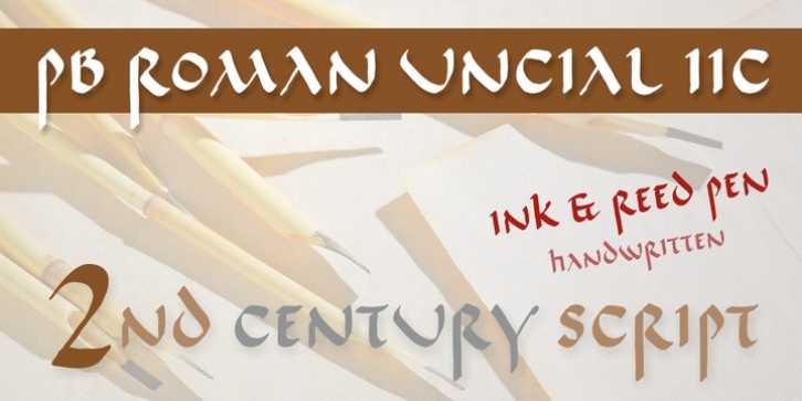 PB Roman Uncial IIc font preview