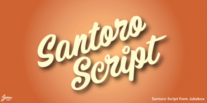 Santoro Script font preview