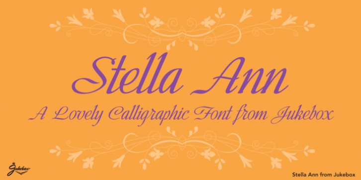 Stella Ann font preview