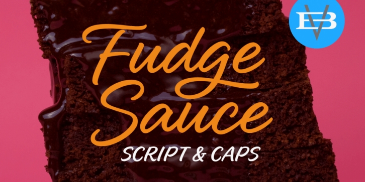 Fudge Sauce font preview