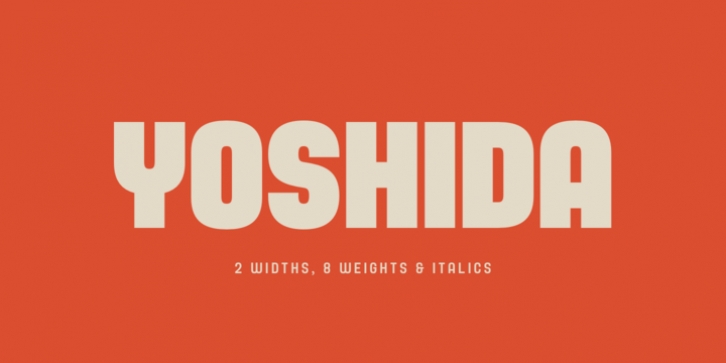 Yoshida Sans font preview