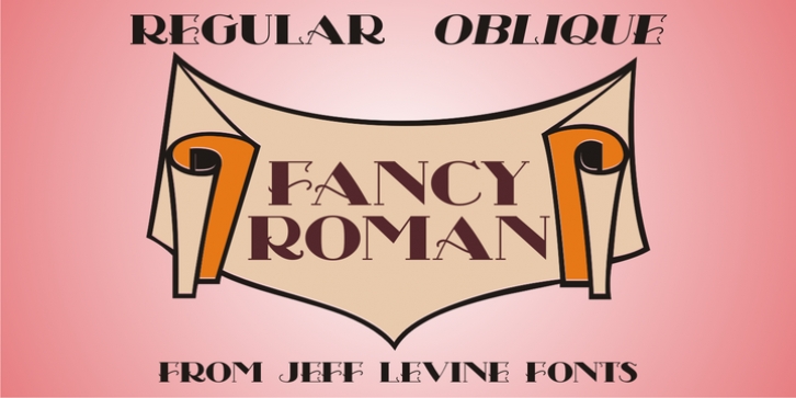 Fancy Roman JNL font preview