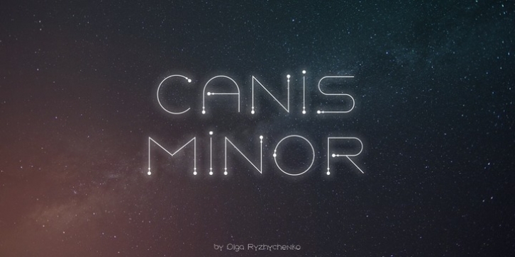 Canis Minor font preview