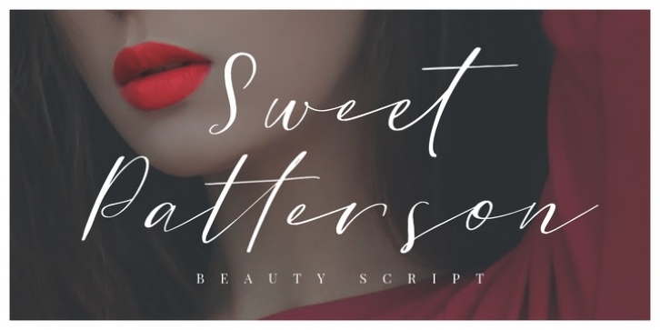 Sweet Patterson font preview