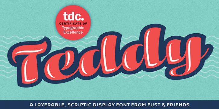 Teddy font preview