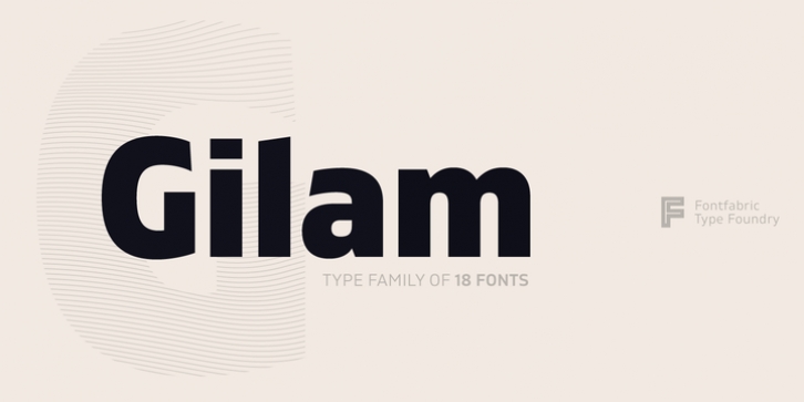 Gilam font preview