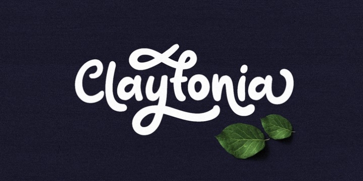 Claytonia font preview