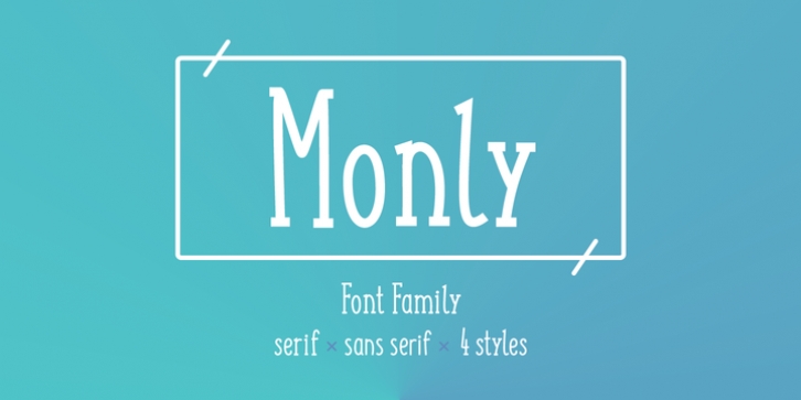 Monly font preview