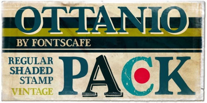 Ottanio Pack font preview