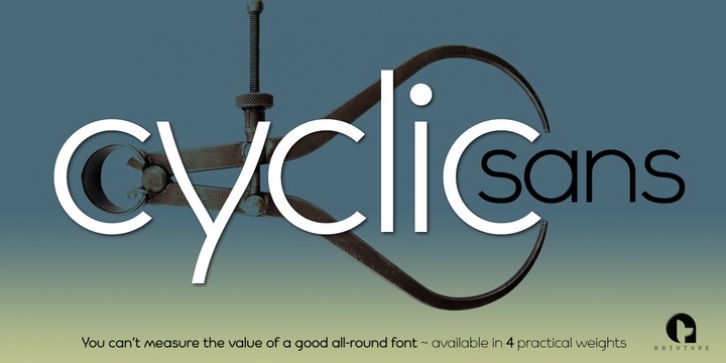 Cyclic Sans font preview