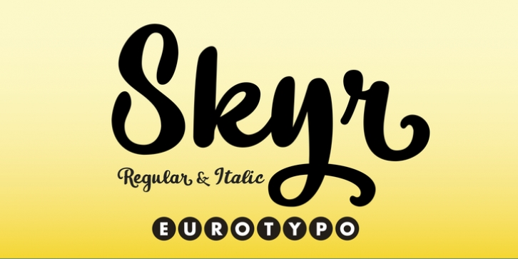 Skyr Pro font preview