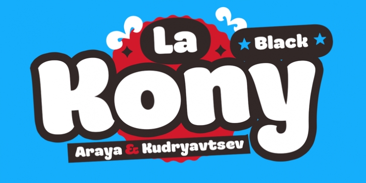 La KonyBlack font preview