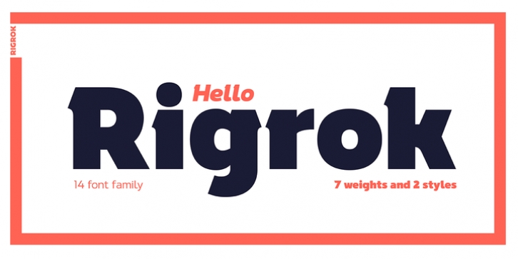 Rigrok font preview