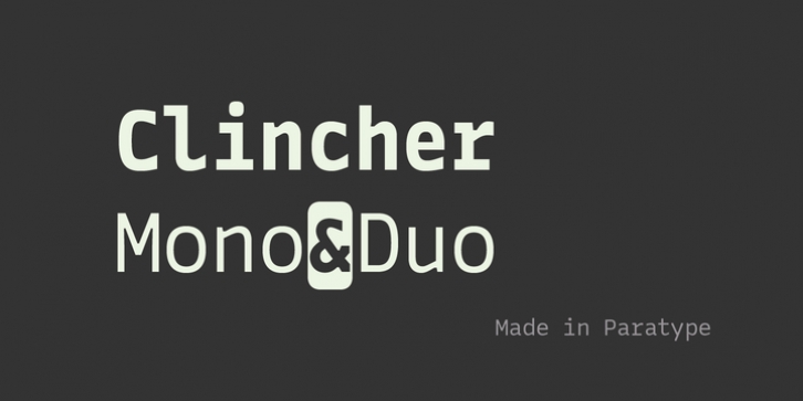 Clincher font preview
