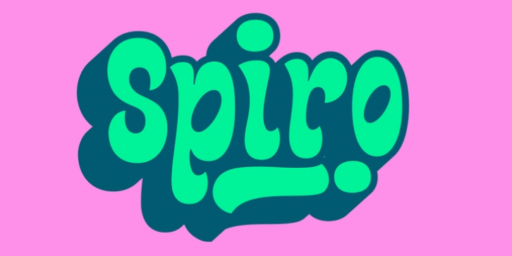 Spiro font preview