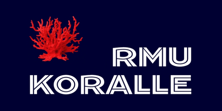 Koralle RMU font preview