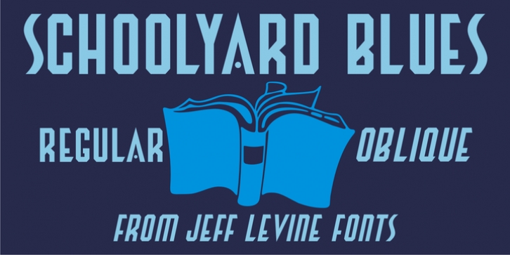 Schoolyard Blues JNL font preview