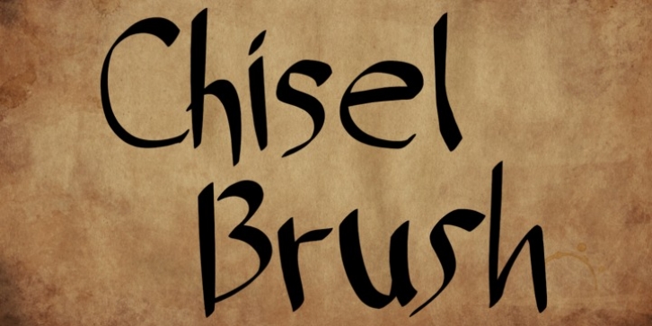 Chisel Brush font preview