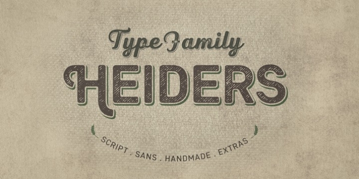 Heiders font preview