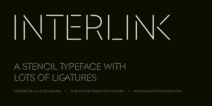 Interlink font preview