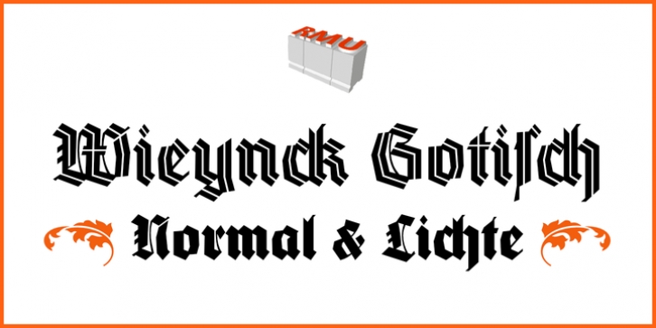 Wieynck Gotisch font preview