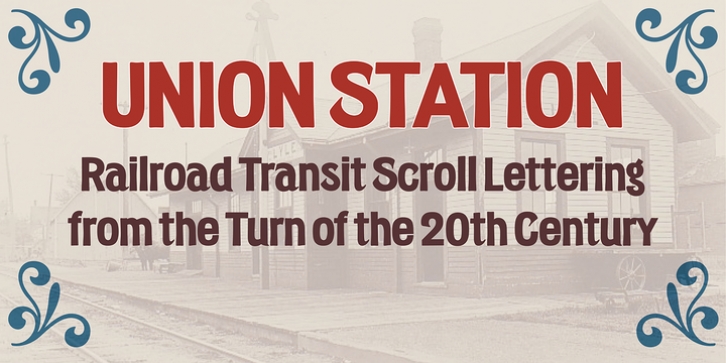 Union Station font preview