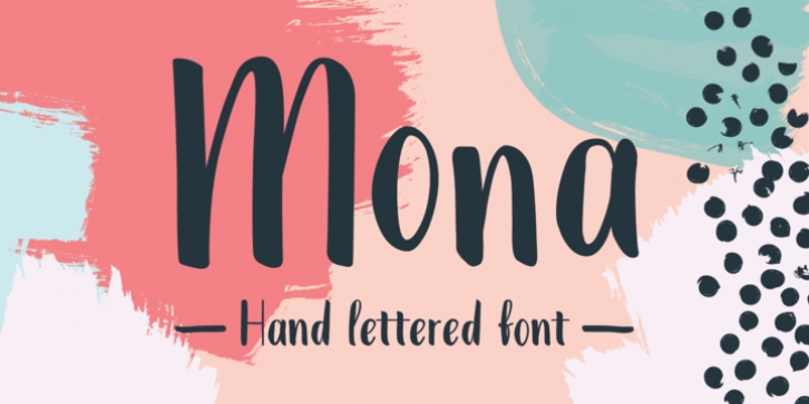 Mona font preview