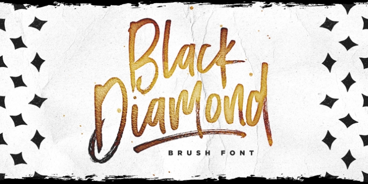 Black Diamond font preview