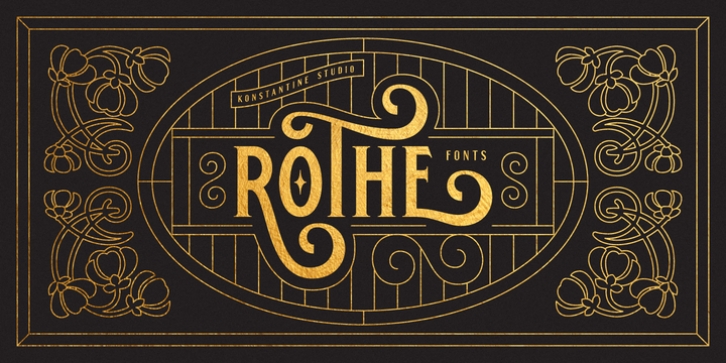 Rothe font preview