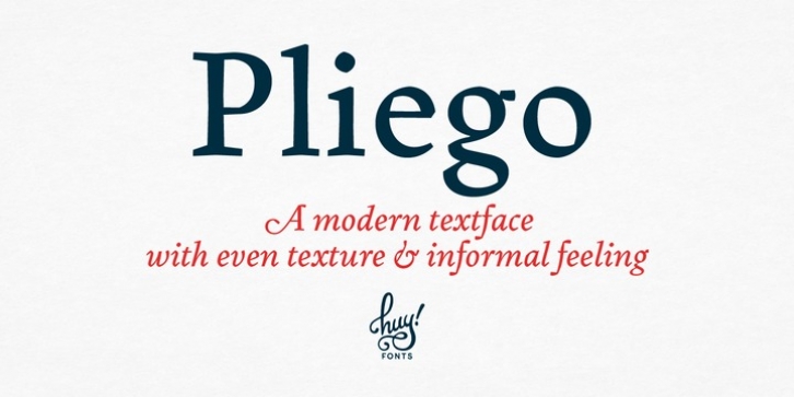 Pliego font preview