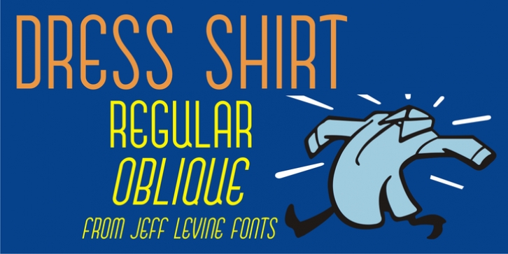 Dress Shirt JNL font preview