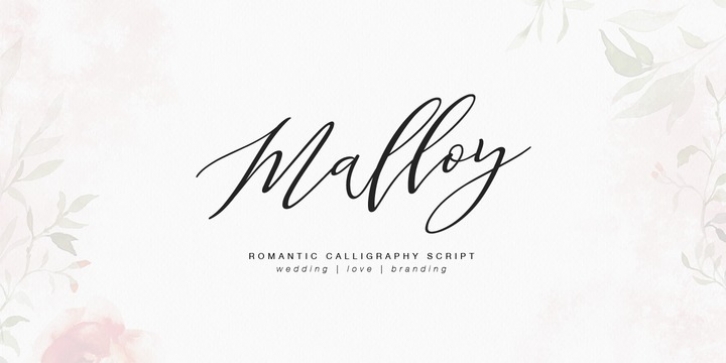 Malloy font preview