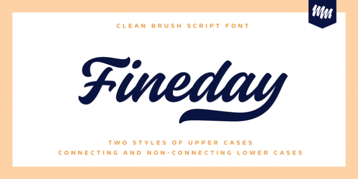Fineday font preview