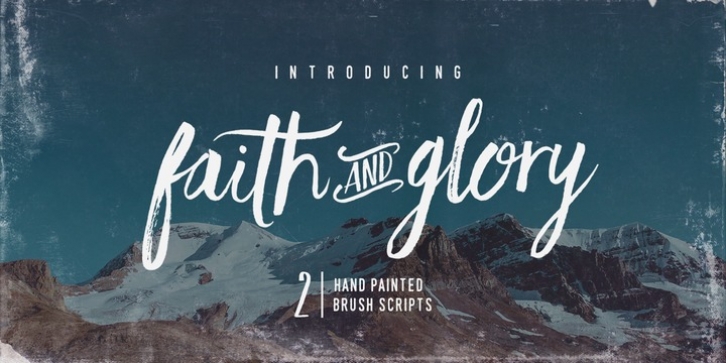 Faith And Glory font preview
