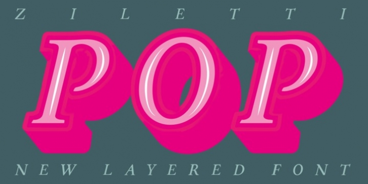 Ziletti Pop font preview