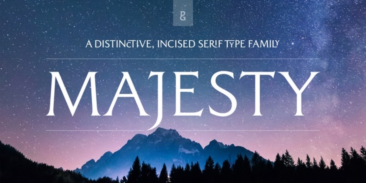 Majesty font preview
