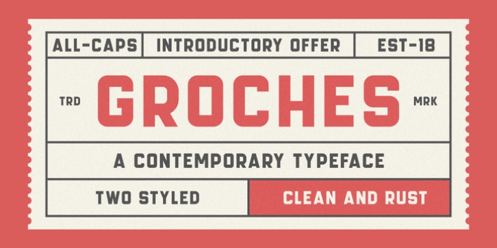 GROCHES font preview