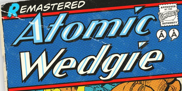 Atomic Wedgie font preview